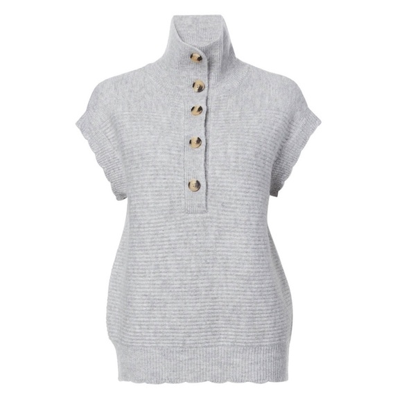 Buffalo David Bitton Sweaters - BUFFALO DAVID BITTON • Funnel Neck Larissa Sweater Vest
